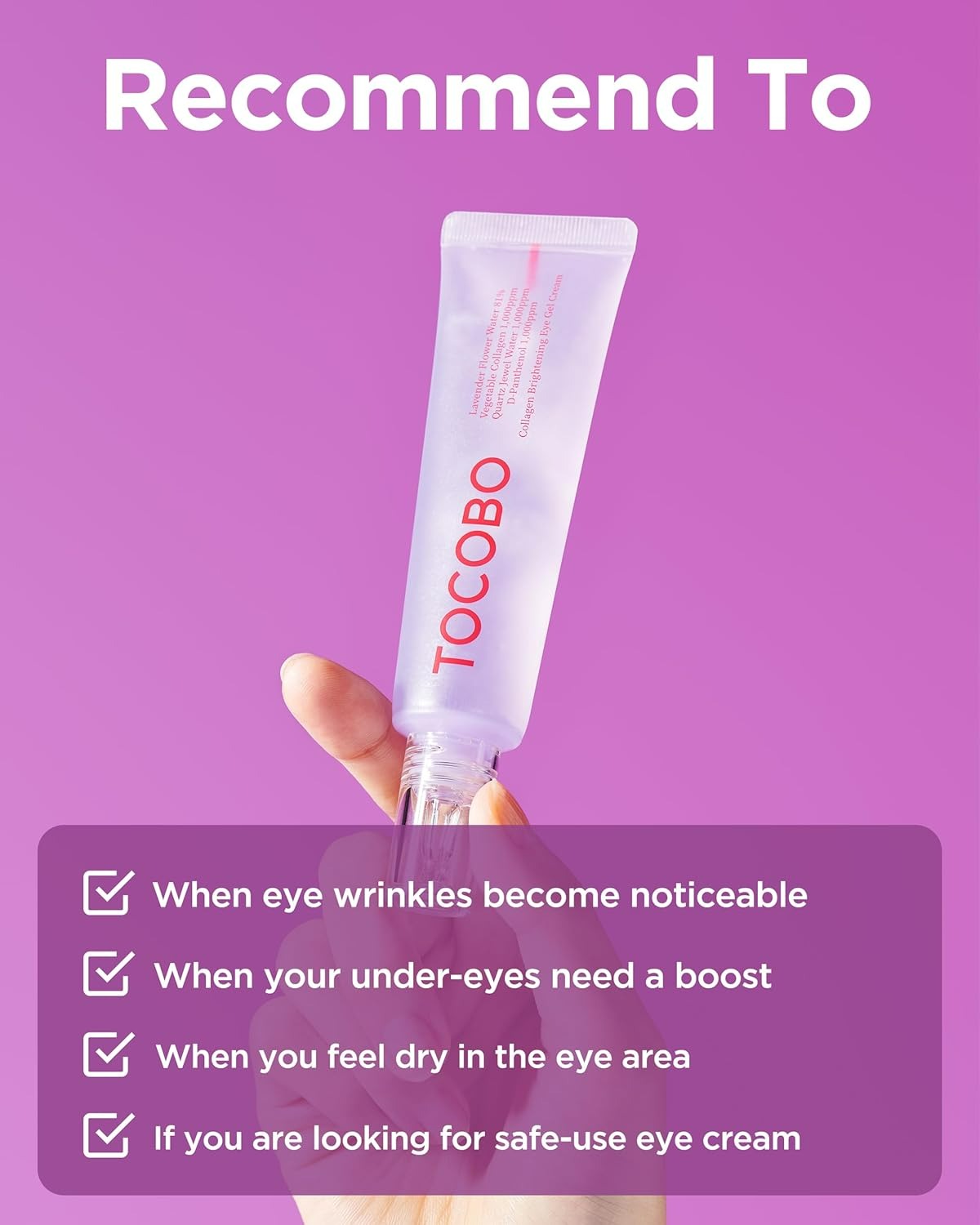 Collagen Brightening Eye Gel Cream (30ml)