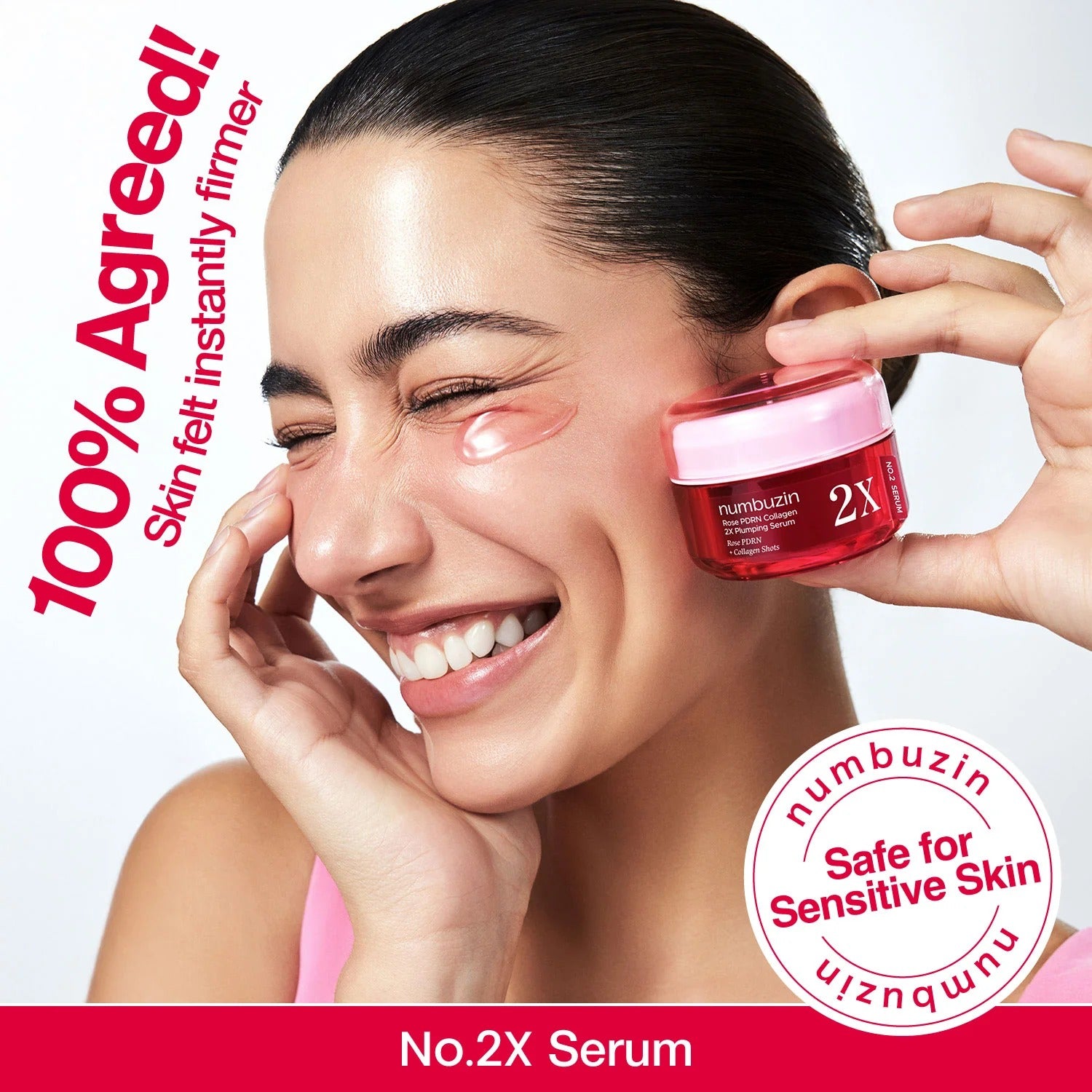 No.2 Rose PDRN Collagen 2X Plumping Serum (30ml)