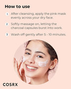 Poreless Clarifying Charcoal Mask Pink (110g)