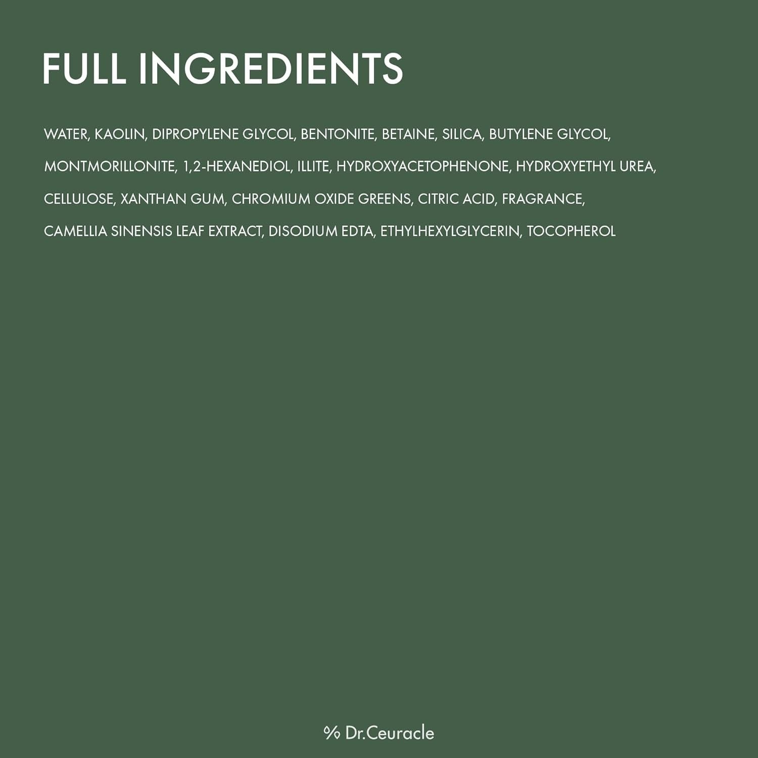Jeju Matcha Clay Pack (115g)