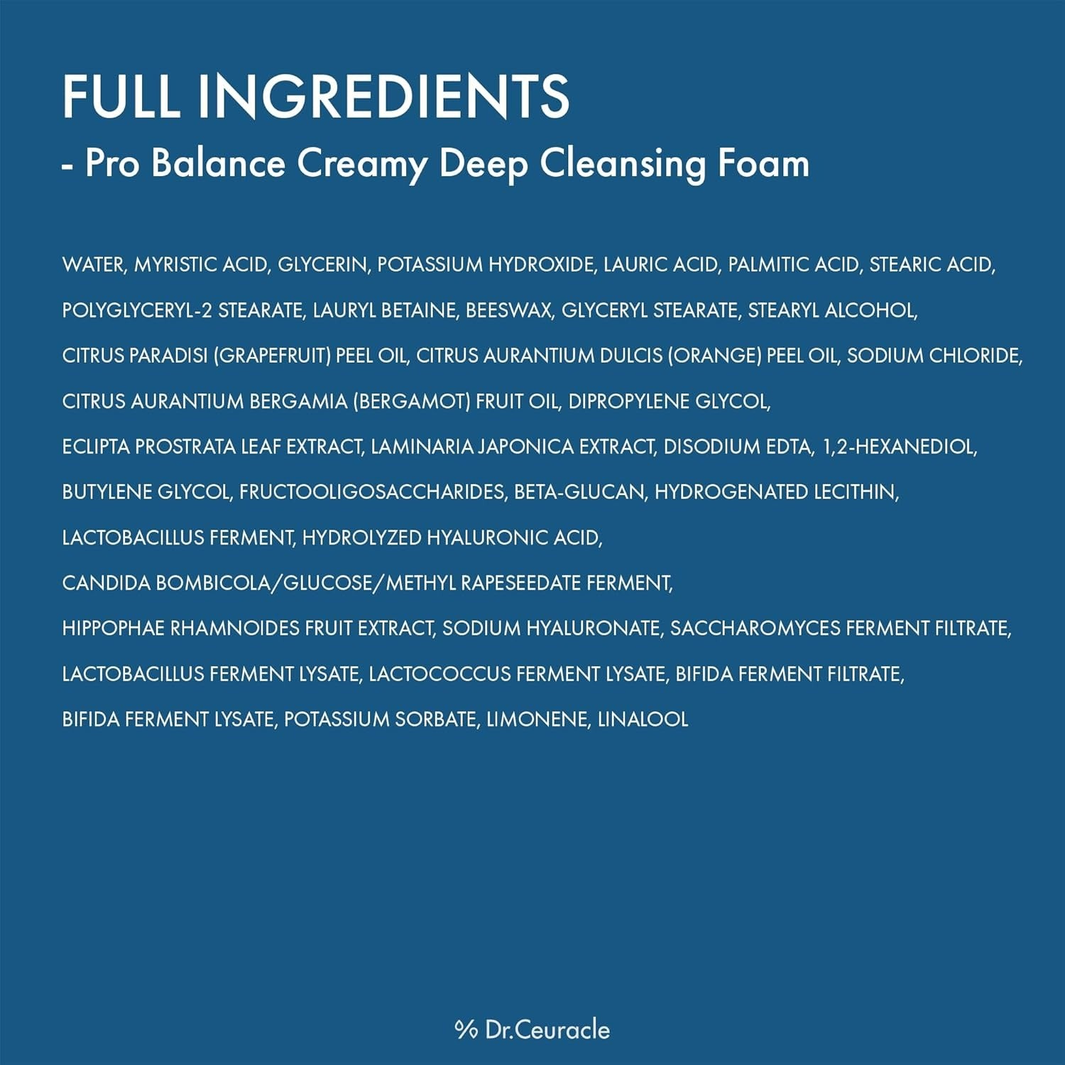 Pro Balance Creamy Deep Cleansing Foam (150g)