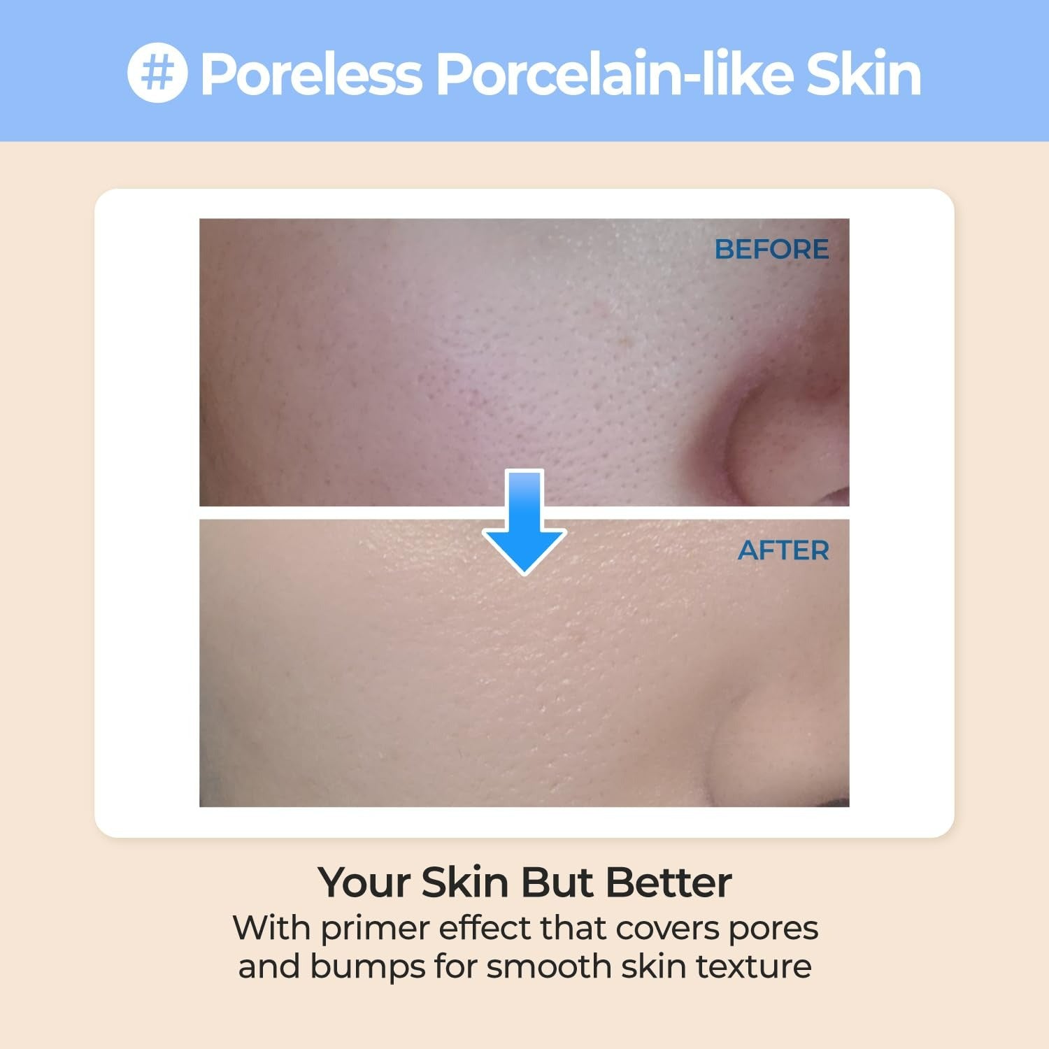 No. 3 Porcelain Base-Skip Tone Up Beige (50ml)