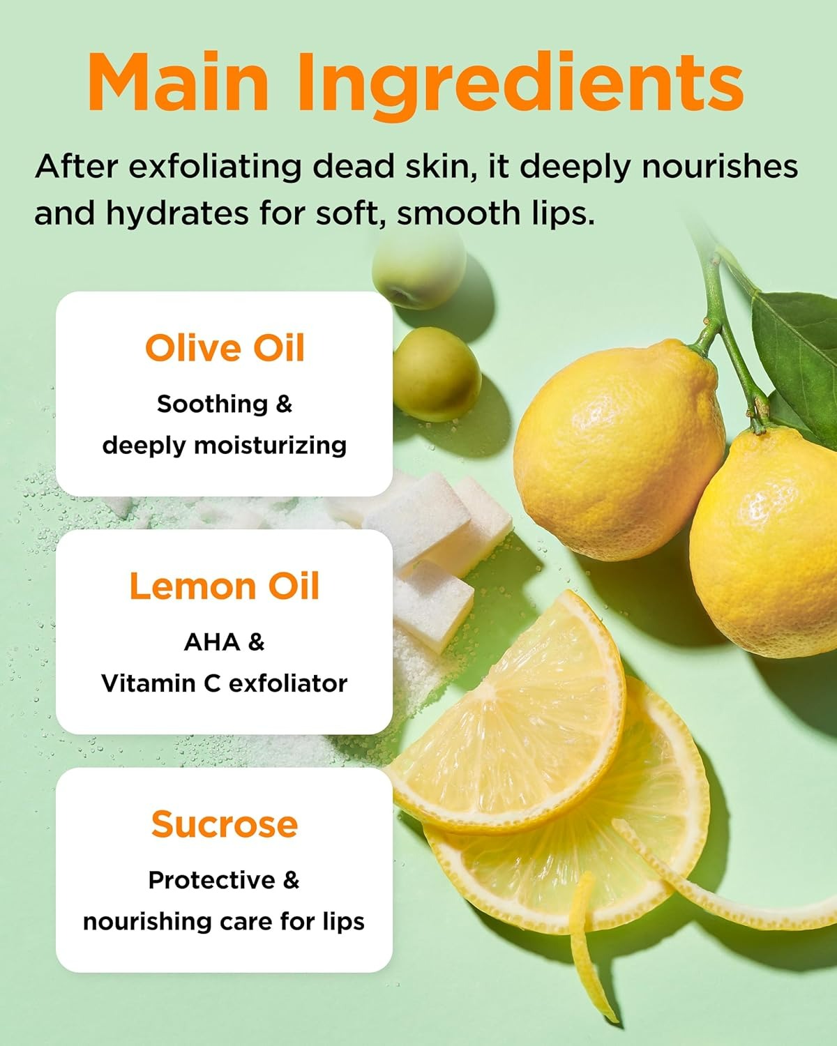 Lemon Sugar Scrub Lip Mask (20ml)