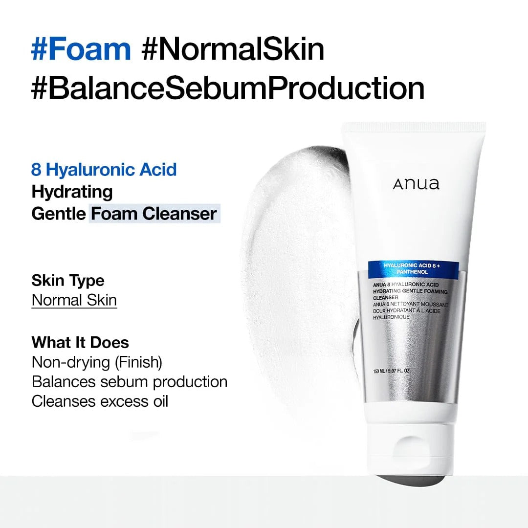 8 Hyaluronic Acid Moisturizing Gentle Gel Cleanser (150ml)