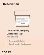 Poreless Clarifying Charcoal Mask Pink (110g)
