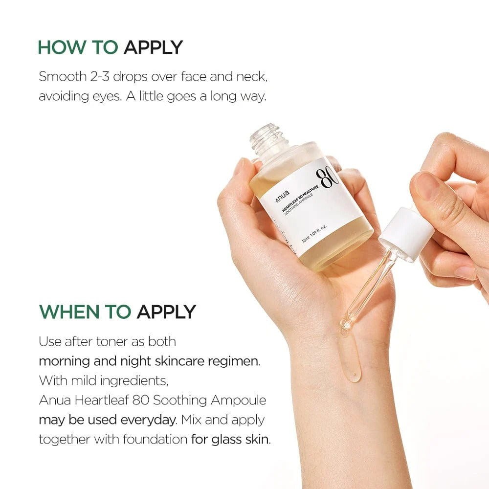 Heartleaf 80% Soothing Ampoule (30ml)