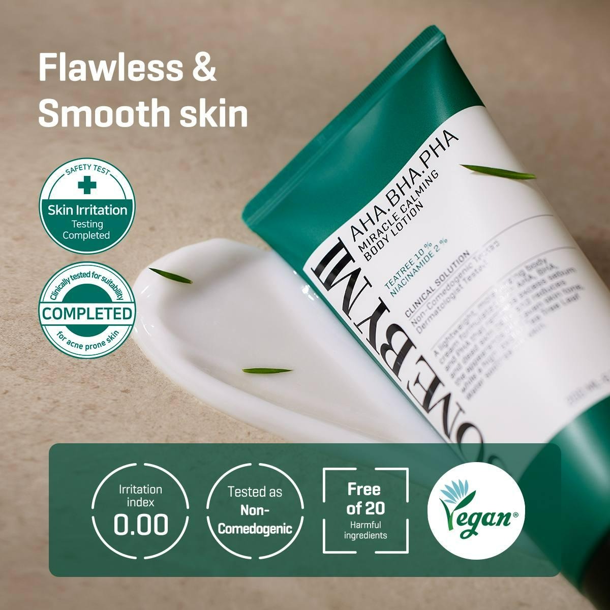 AHA, BHA, PHA Miracle Calming Body Lotion (200ml)