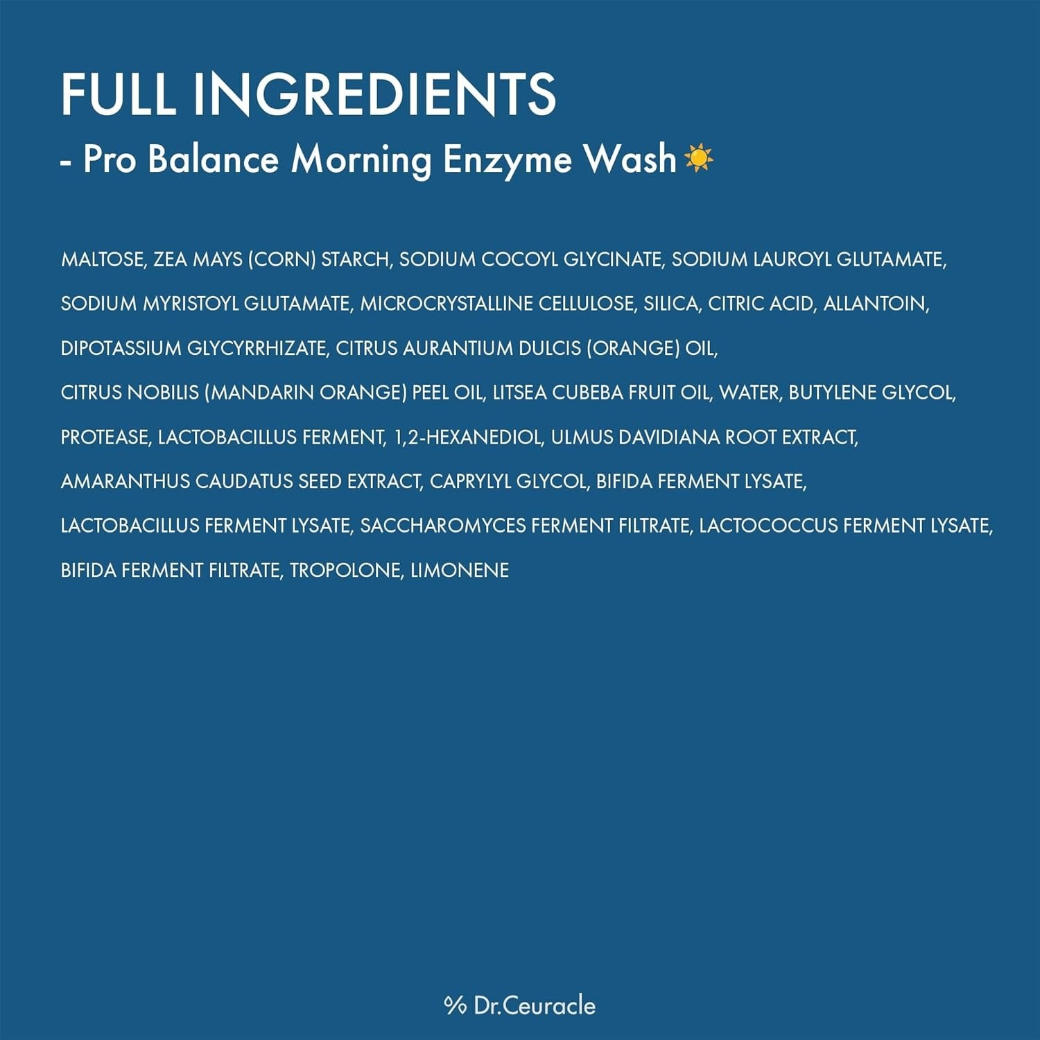 Pro Balance Morning Enzyme Wash (50g)