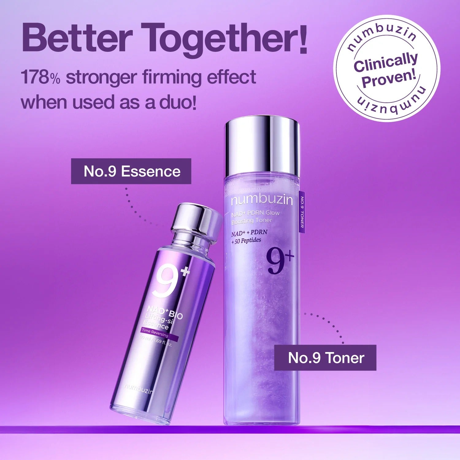 No. 9 NAD+ PDRN Glow Boosting Toner (150ml)