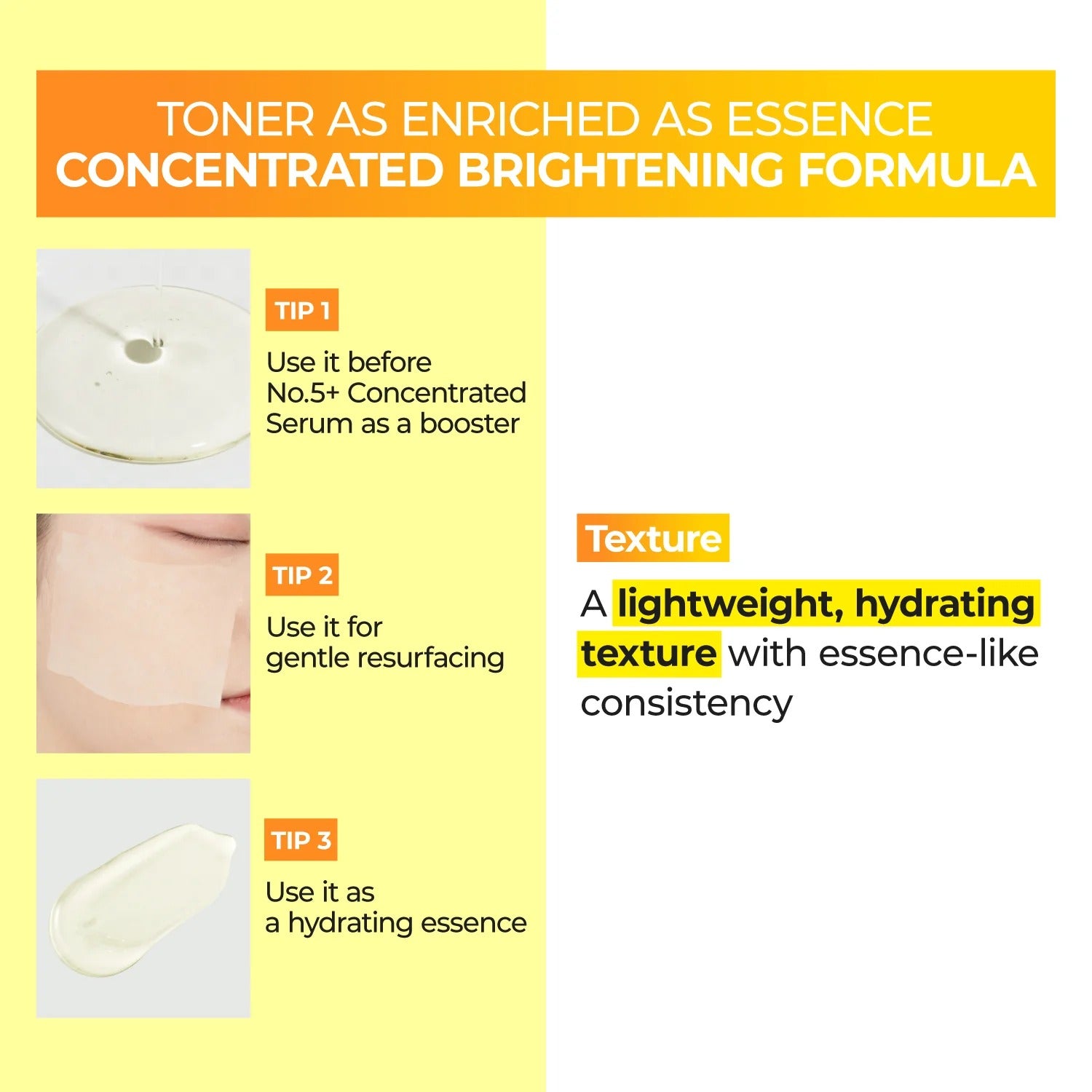 No. 5+ Glutathione Vitamin Boosting Essential Toner (200ml)