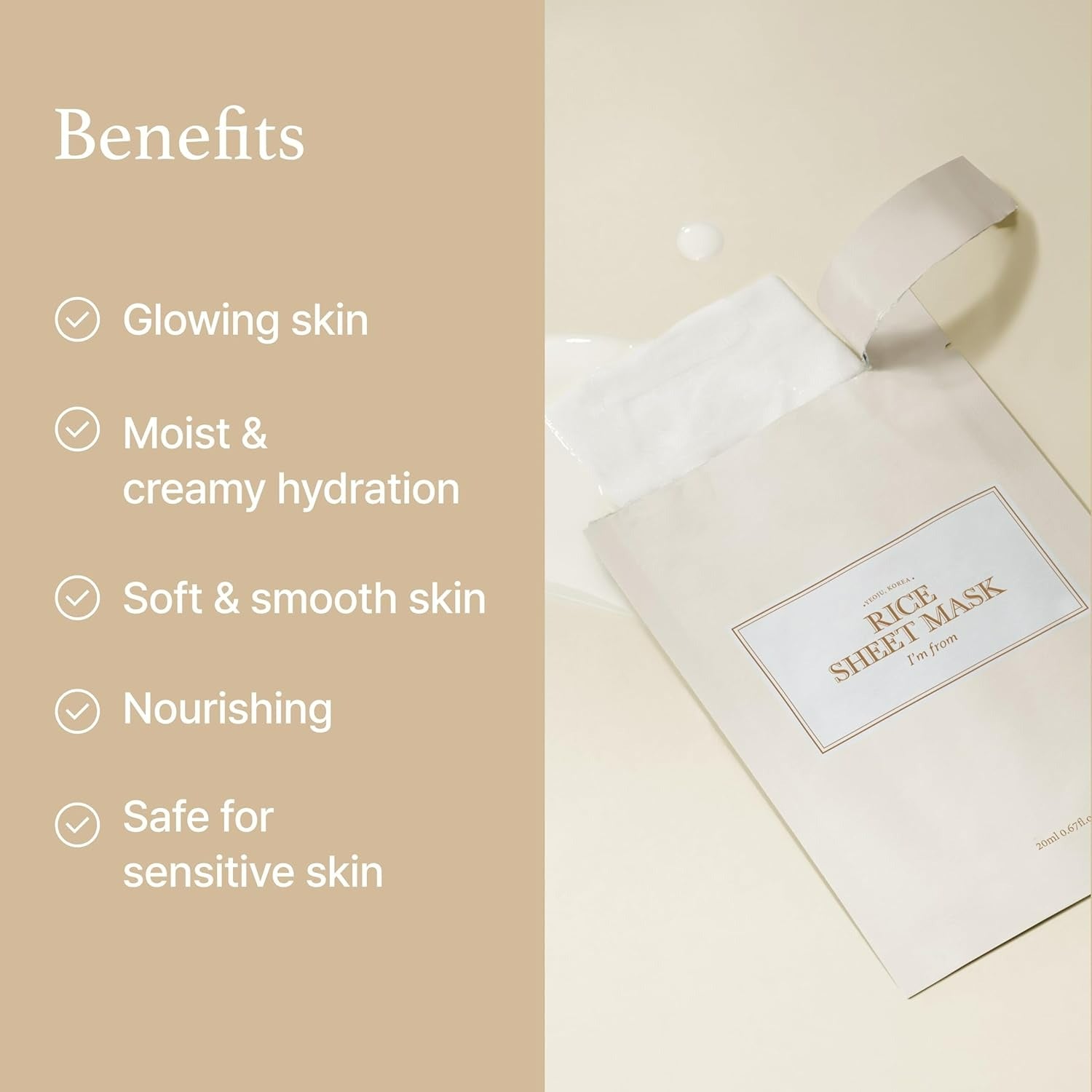 Rice Sheet Mask Set (10ea)