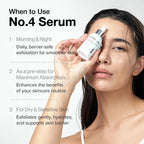 No. 4 Ceramide AHA Glazed Skin Prep Serum (30ml)