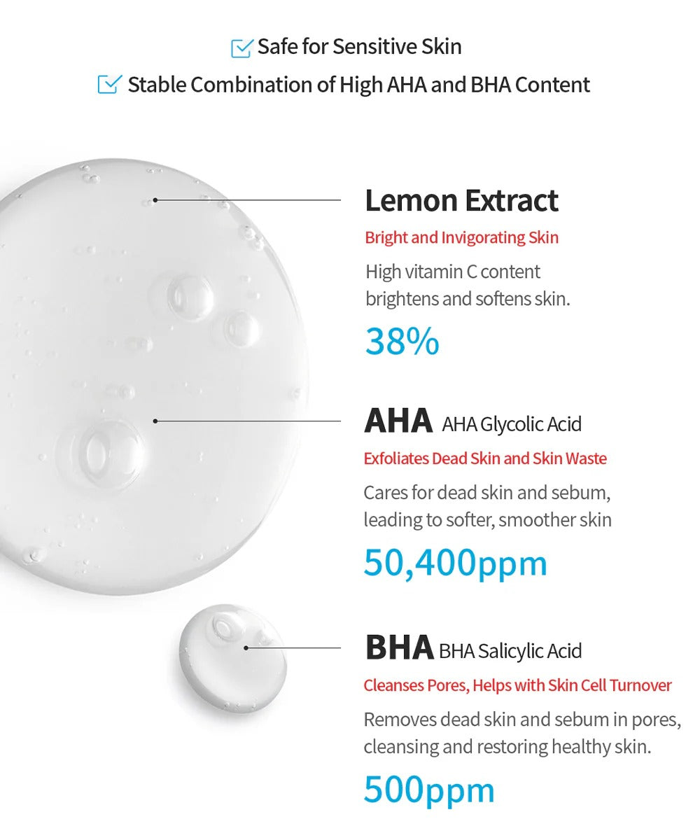 AHA BHA Lemon Toner (150ml)