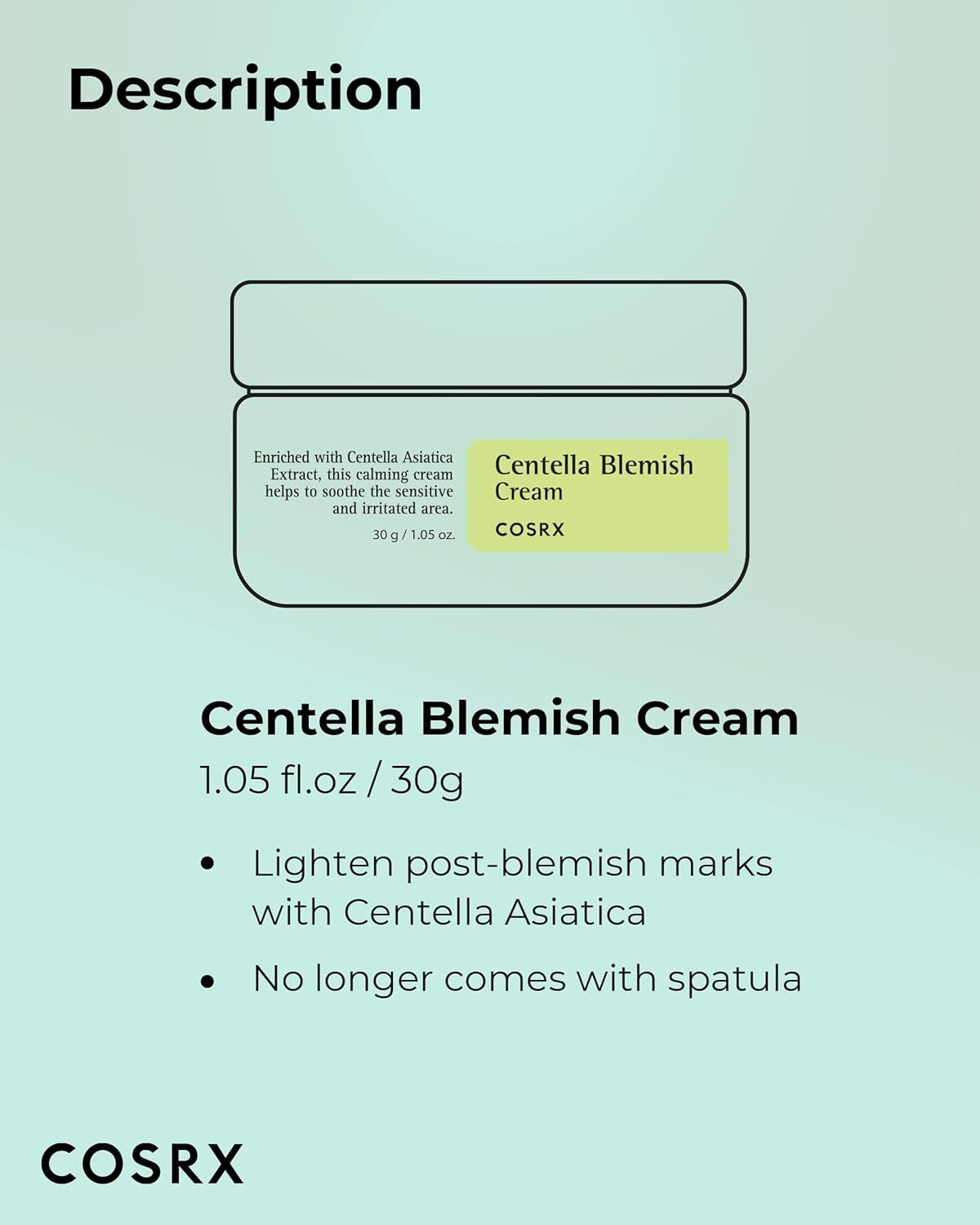 Centella Blemish Cream (30ml)