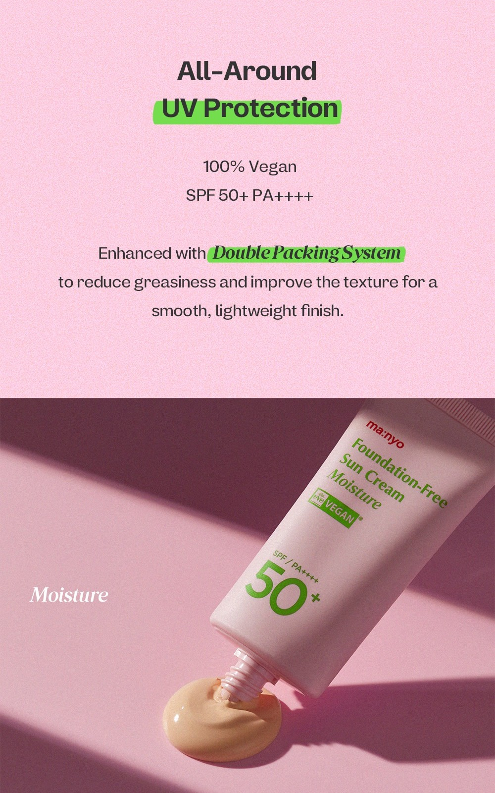 Foundation-Free Sun Cream Moisture