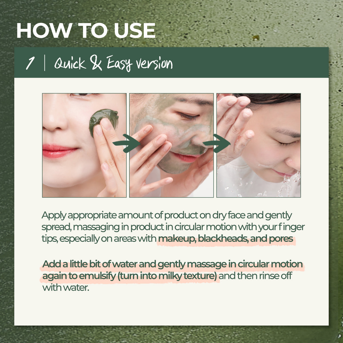 No. 3 Pore & Makeup Cleansing Balm With Green Tea And Charcoal (85g)