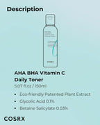 Refresh AHA BHA Vitamin C Daily Toner (150ml)