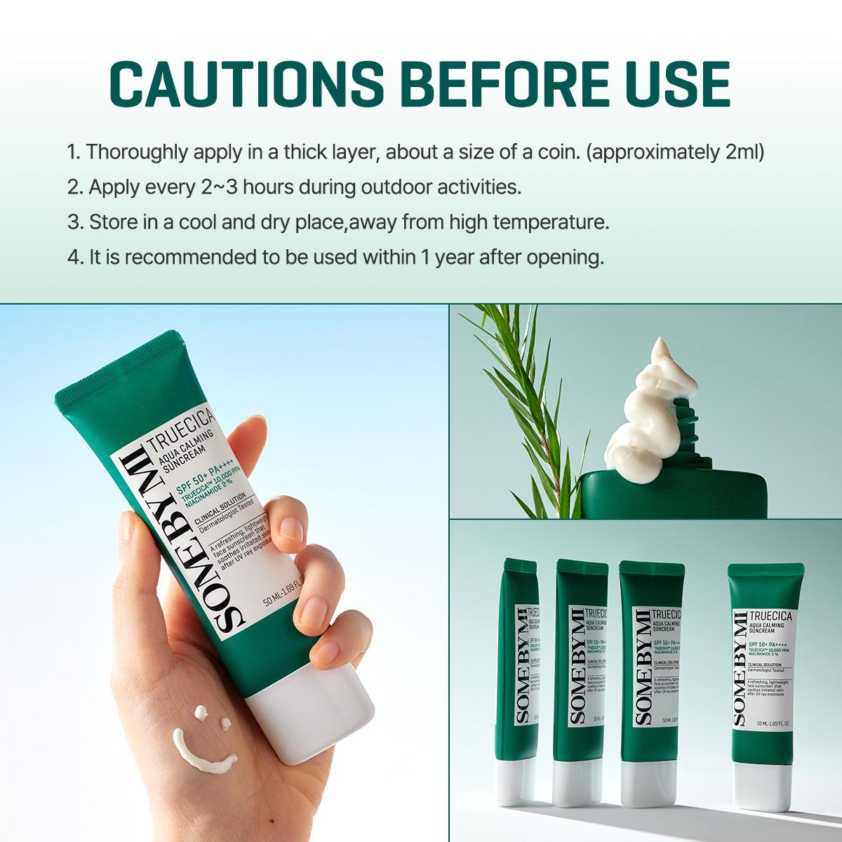 Truecica Aqua Calming Sun Cream (50ml)