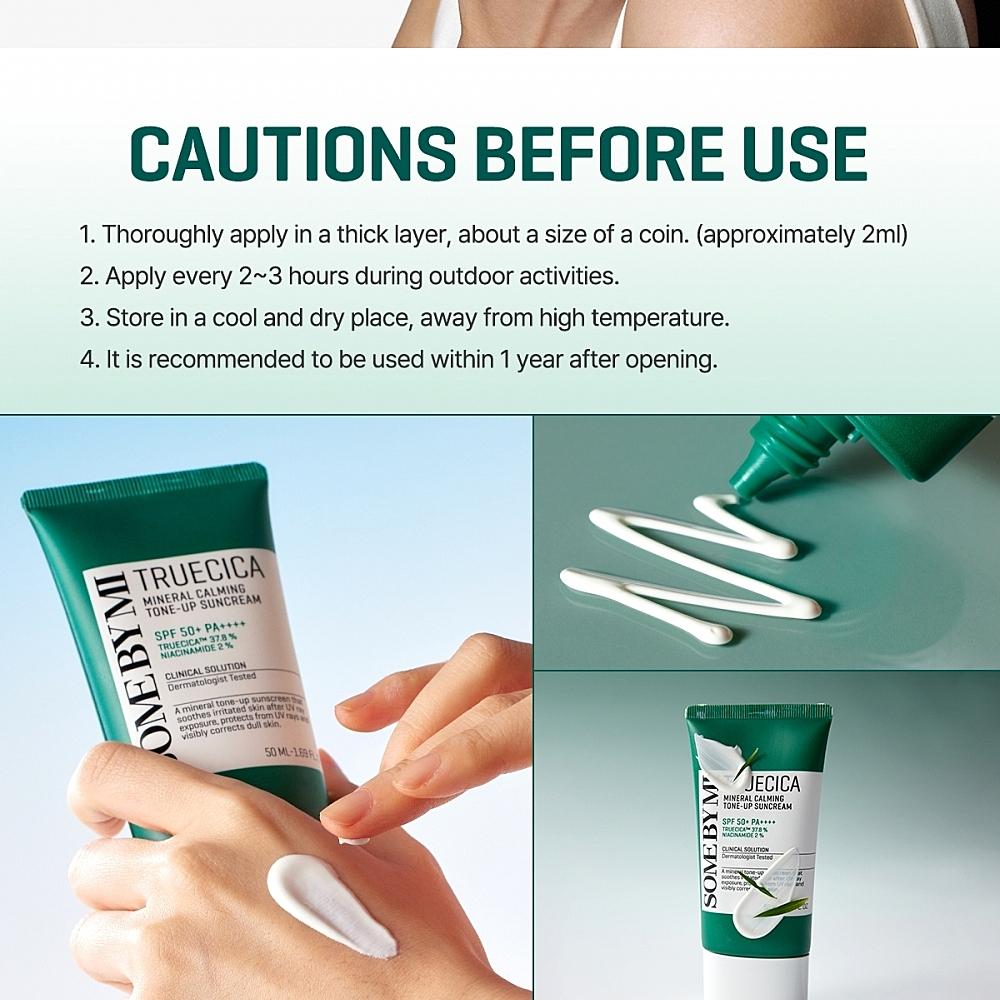 Truecica Mineral Calming Tone-Up Suncream (50ml)