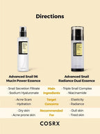 Advanced Snail Radiance Dual Essence (80ml)