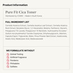 Pure Fit Cica Toner (150ml)