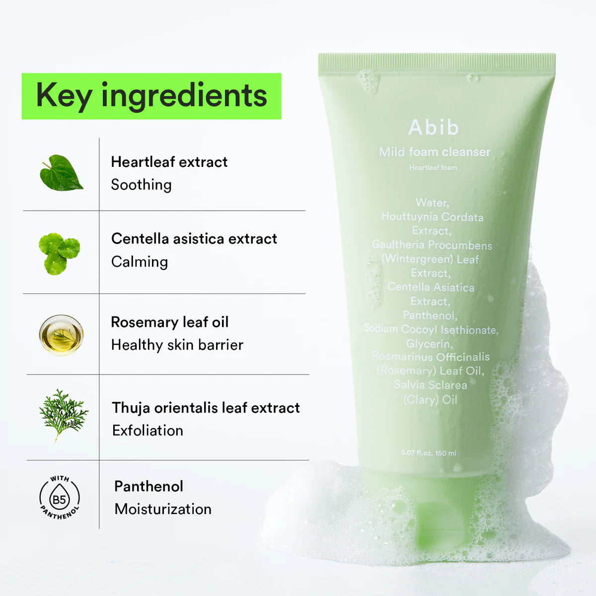 Acne Foam Cleanser Heartleaf Foam (150ml)