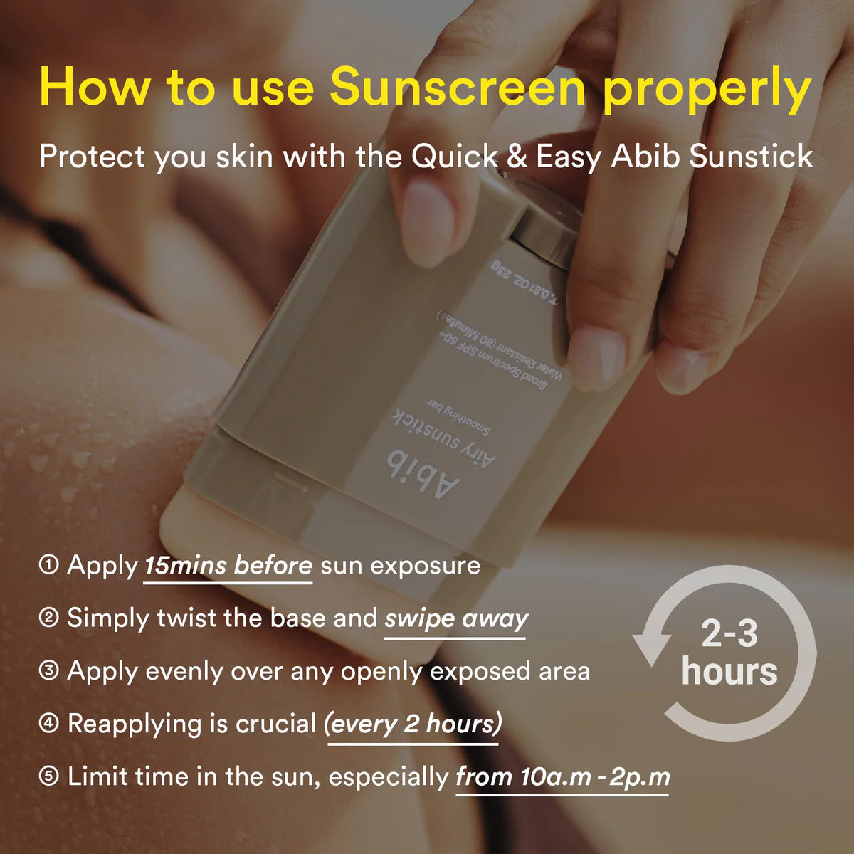 Airy Sunstick Smoothing Bar (23g)