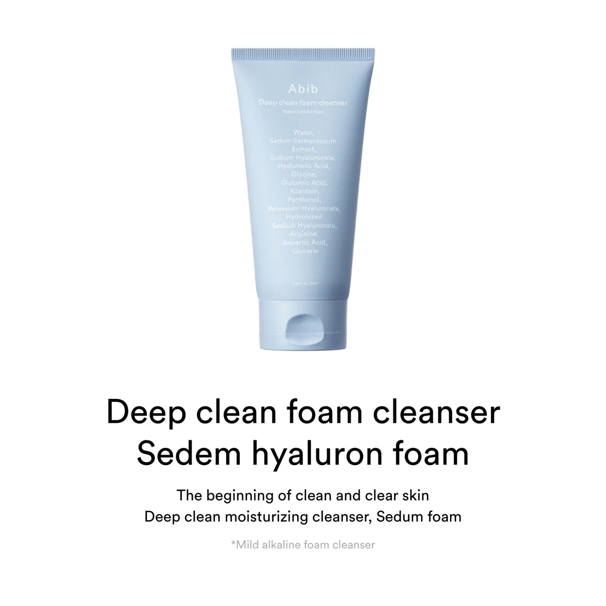 Deep Clean Foam Cleanser Sedum Hyaluron Foam (150ml)