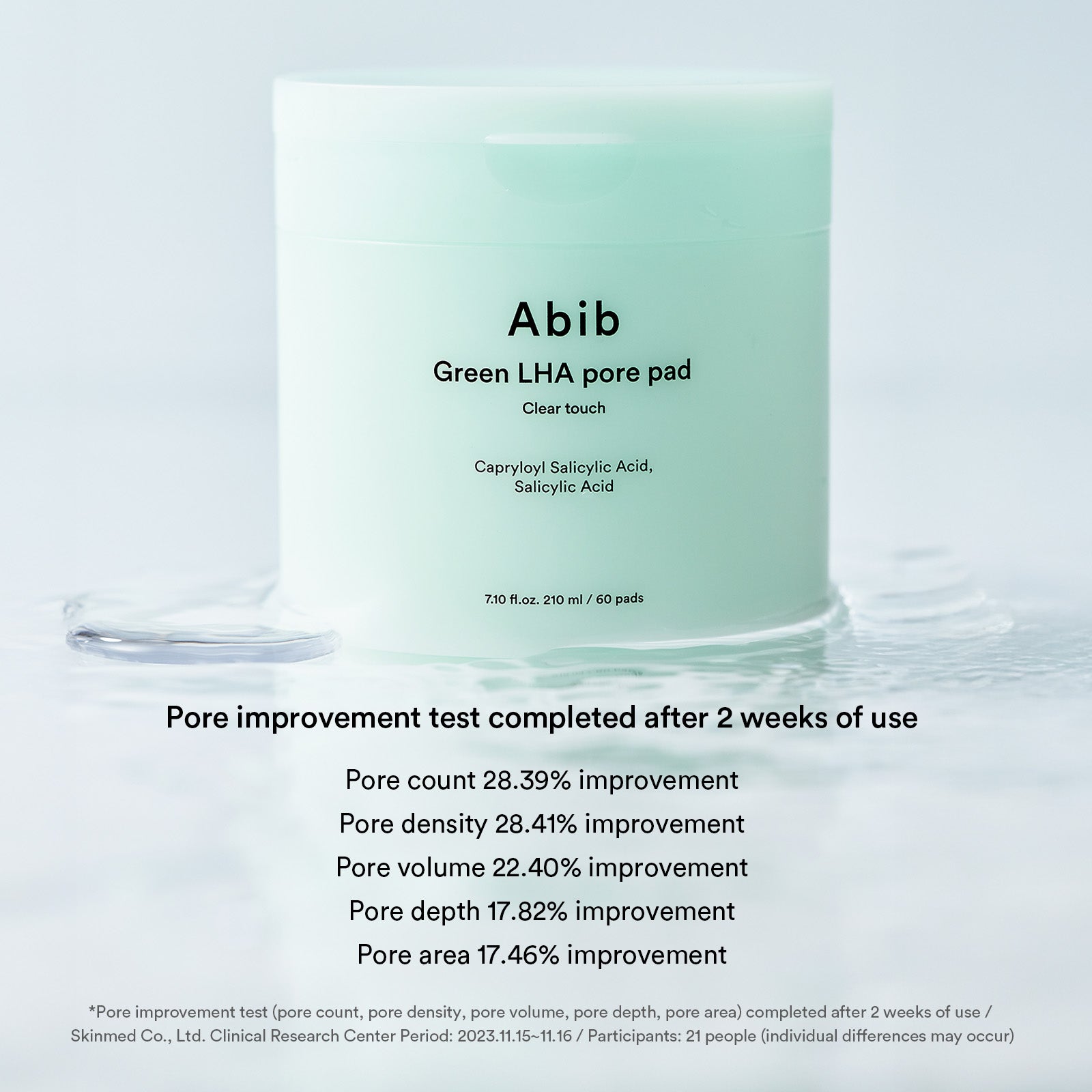 Green LHA Pore Pad Clear Touch (210ml)