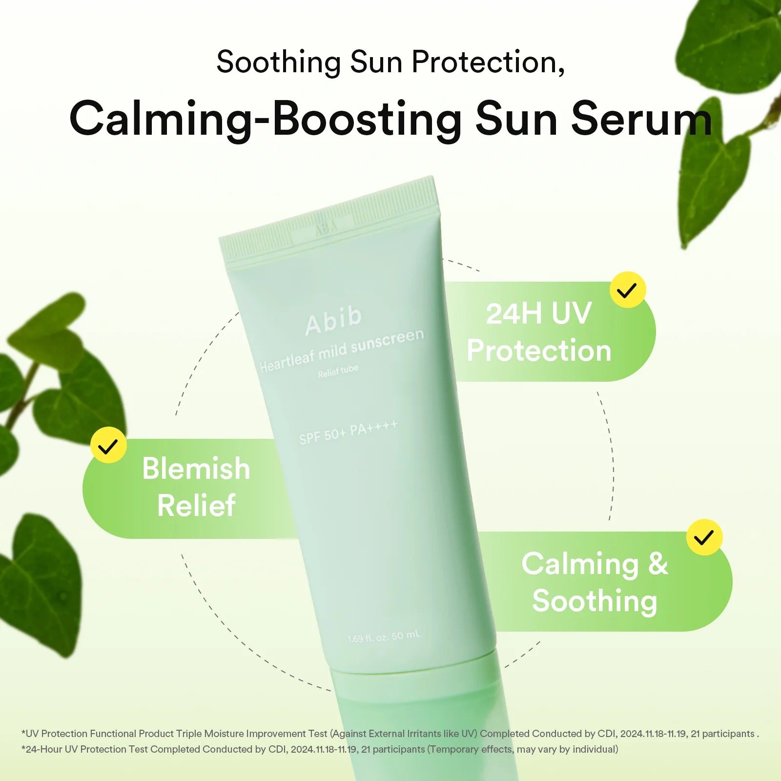 Heartleaf Mild Sunscreen Relief Tube (50ml)
