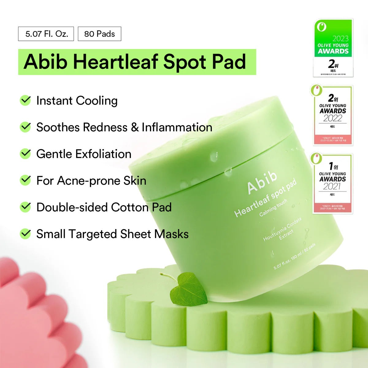 Heartleaf Spot Pad Calming Touch (150ml)
