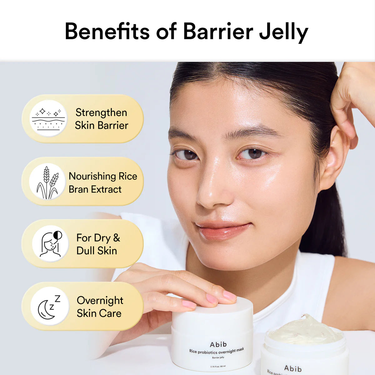 Rice Probiotics Overnight Mask Barrier Jelly (80ml)