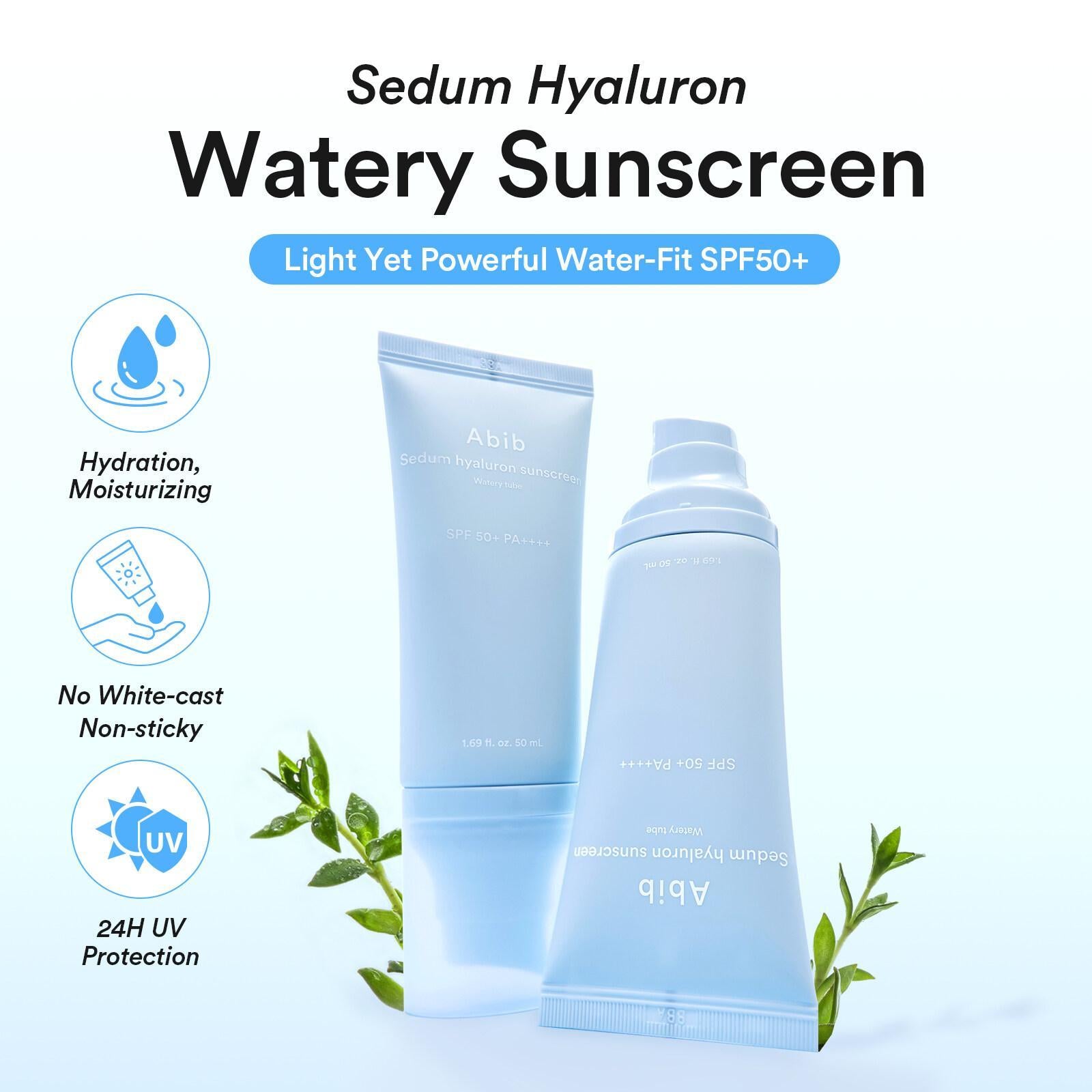 Sedum Hyaluron Sunscreen Watery Tube (50ml)